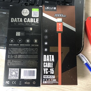 CÁP SẠC LIGHTNING LECUN YC-15