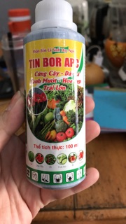 Phân bón lá sinh học - TIN BOR APC 100ml