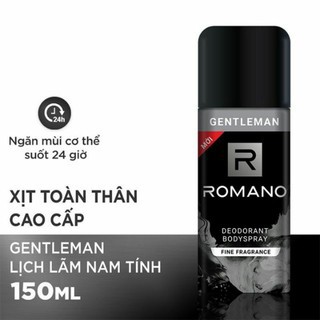 XỊT KHỬ MÙI ROMANO 150ml