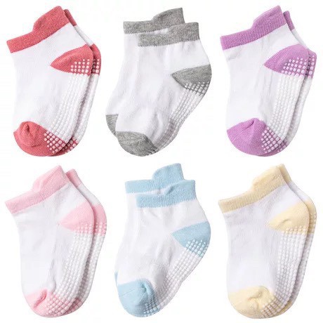 Tất trẻ em - Set 5 đôi tất trẻ em cotton hàng quảng châu cao cấp chất dày dặn cho bé từ 1- 5 tuổi