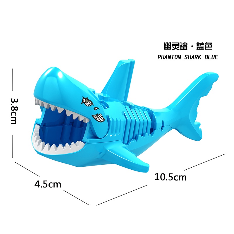 Mô Hình Đồ Chơi Lego Cá Mập Đen Độc Đáo Cho Bé