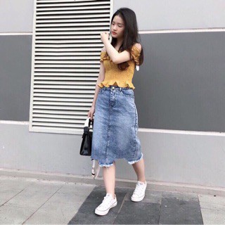 Chân váy jeans