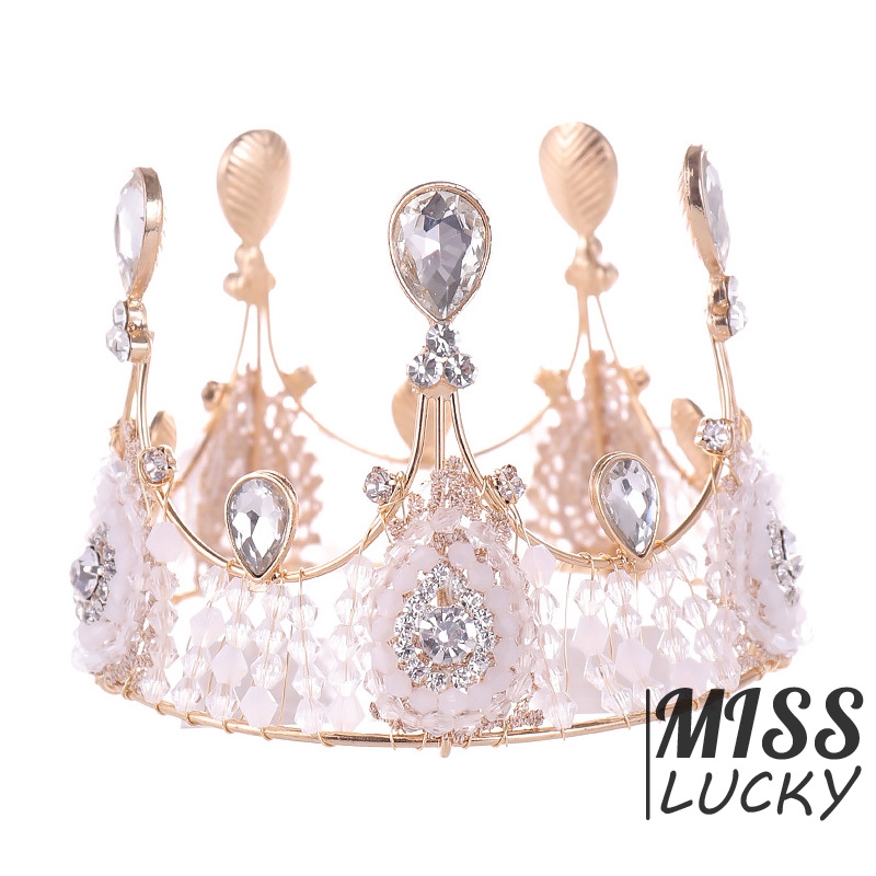 Cài tóc hình vương miện đính đá lấp lánh