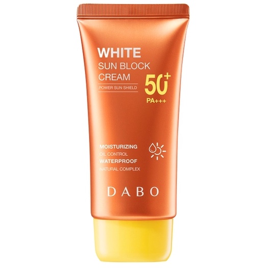 MẪU MỚI MÀU CAM- Kem Chống Nắng Hoa Cúc Trắng Da Sạch Nhờn Dabo Whitening Sunblock Cream Hàn Quốc (70ml)