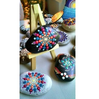 Đá Vân Mây Đá Cuội Vẽ Tranh Trang Trí Đẹp 1 kg