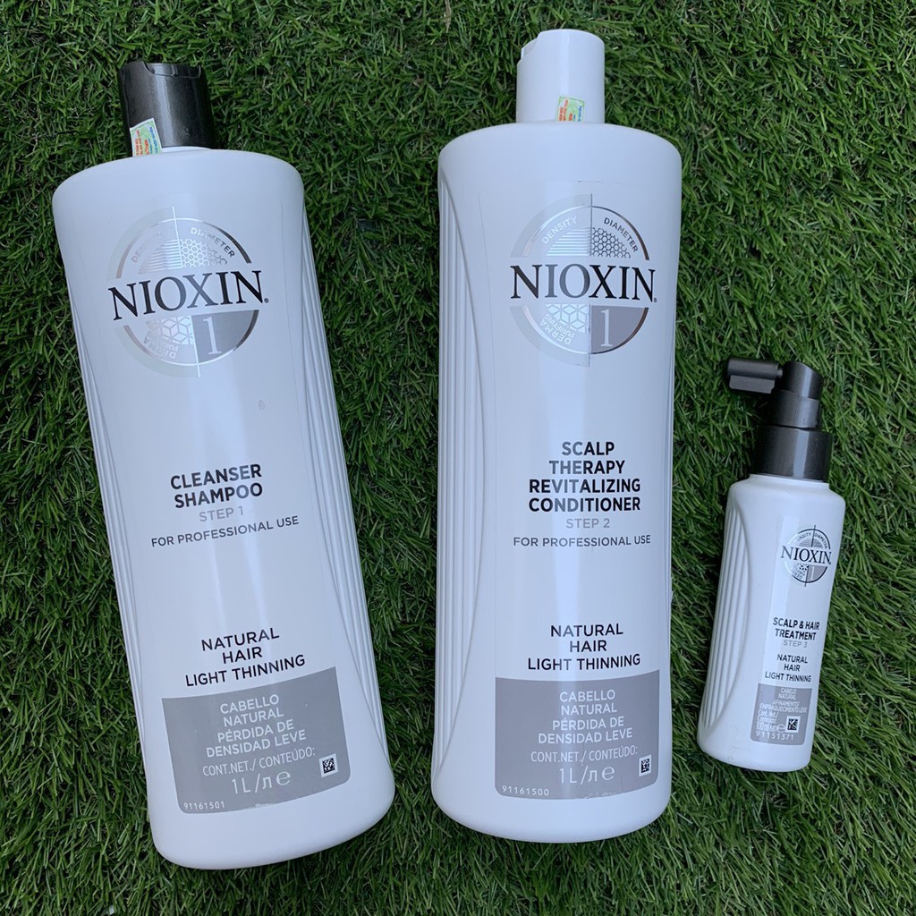 Dầu xả chống rụng, kích thích mọc tóc Nioxin System 1 Conditioner 1000ml ( New 2019)