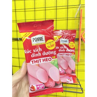 Xúc xích dinh dưỡng thịt heo Ponnie gói 105g