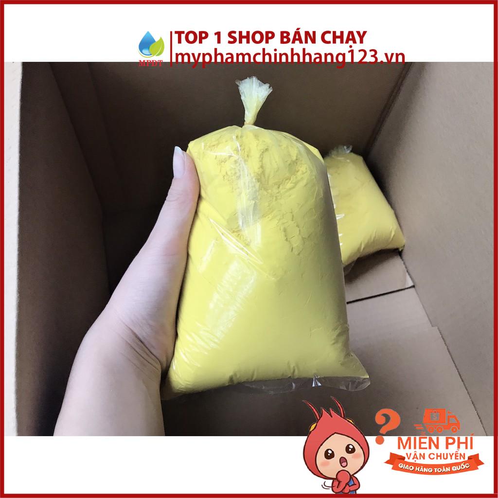 Tinh bột nghệ nhà làm 1 kg đảm bảo chất lượng chụp toàn cam thường (ảnh thật)