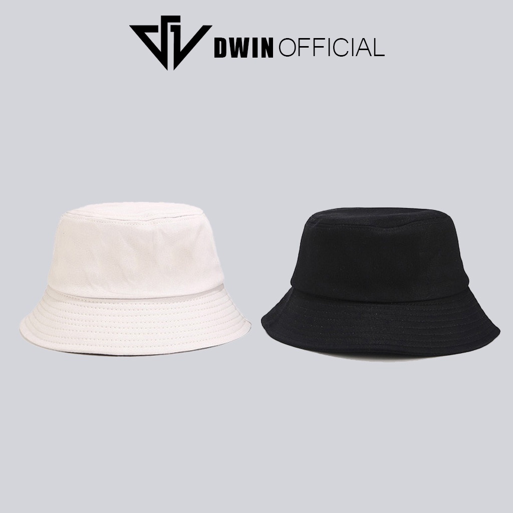 Mũ bucket DWIN tai bèo vành nón trơn cụp Unisex phù hợp nam nữ