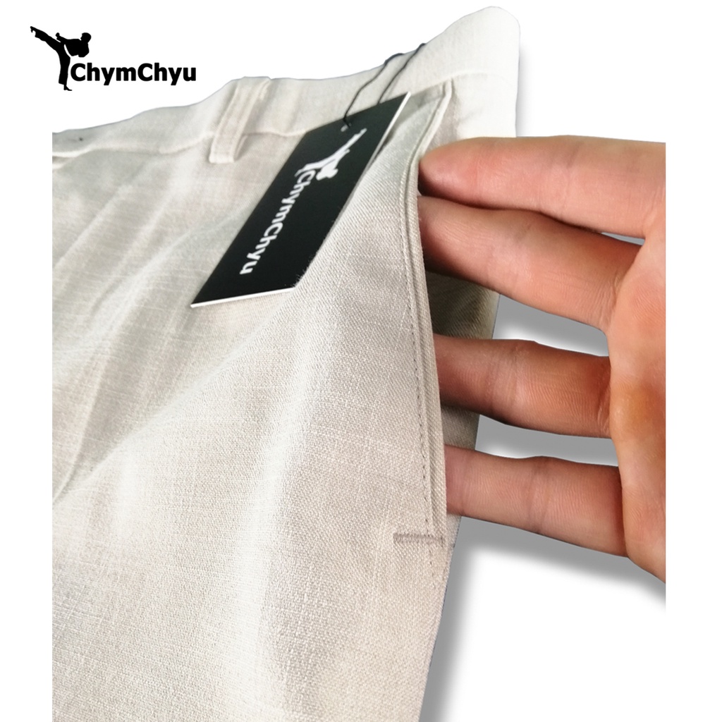 Quần Tây Nam Cao Cấp ChymChyu Đẹp Ống Đứng Màu Trắng