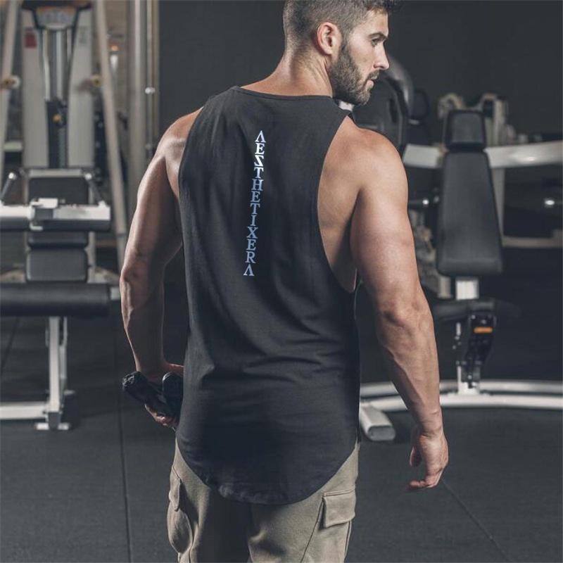 Mới Áo Thun Ba Lỗ Thể Thao Ôm Body Cho Nam