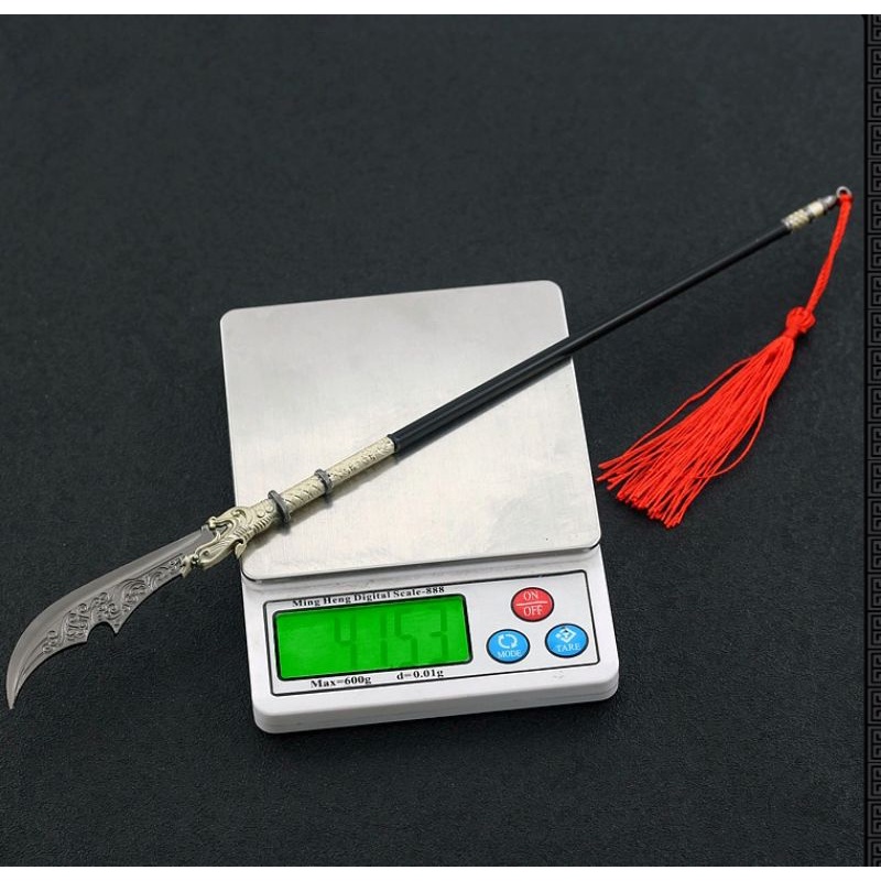 Móc Khóa Mô Hình Thanh Long Yển Nguyệt 30cm.