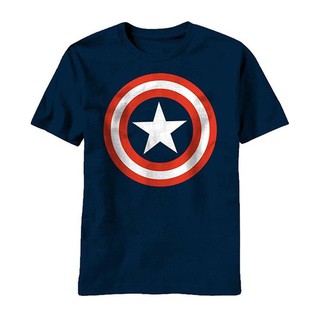 Áo thun nam ngắn tay in biểu tượng Captain America