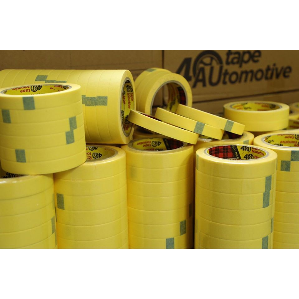 Băng dính giấy chịu nhiệt màu vàng khổ 15mm