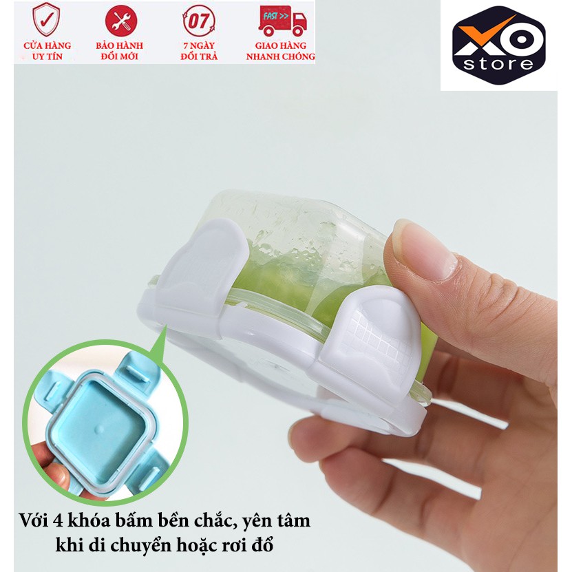 Set 4 Hộp Đựng Đồ Mini Đa Năng Để Tủ Lạnh Tiện Lợi( Mua 4 Tặng 1 Hộp)