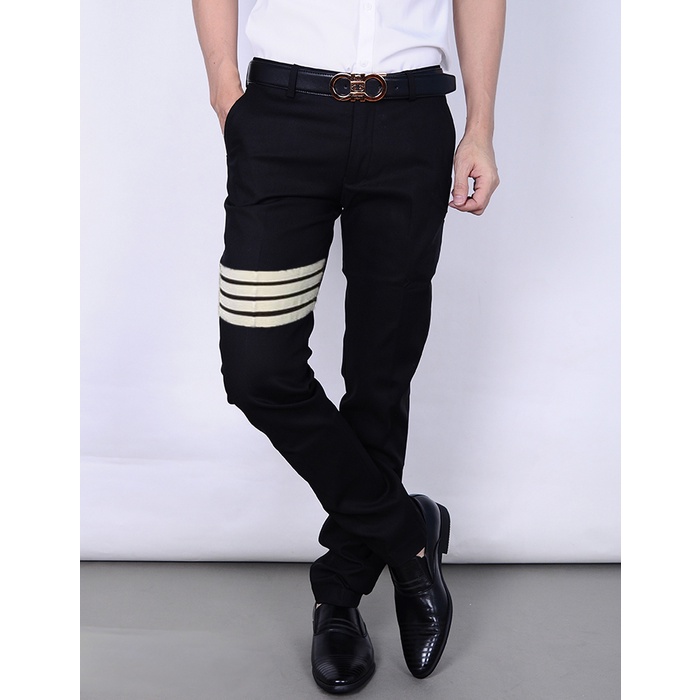 Quần Tây Baggy Nam Cạp Cao Ống Rộng Dáng Đứng Suông Chất Vải Đẹp Ít Bám Bụi Không Phai Màu