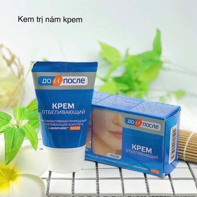 [𝐓𝐚̣̆𝐧𝐠 𝐦𝐚́𝐲 𝐦𝐚𝐬𝐬𝐚𝐠𝐞𝐫 𝐦𝐚̣̆𝐭] Kem Ngừa Nám Và Tàn Nhang Kpem SPF 20 NGA 100ml cam kết hết nám, tàn nhang 1 lt