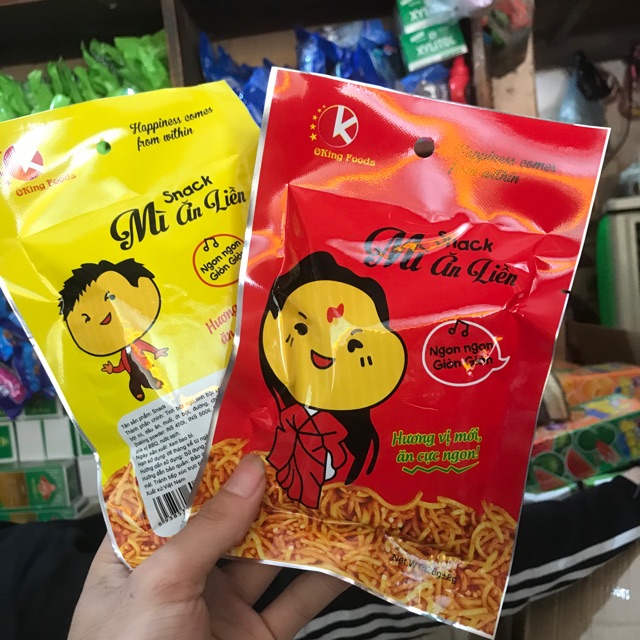 5 Gói BIMBIM Snack Mì Ăn Liền Giòn Tan