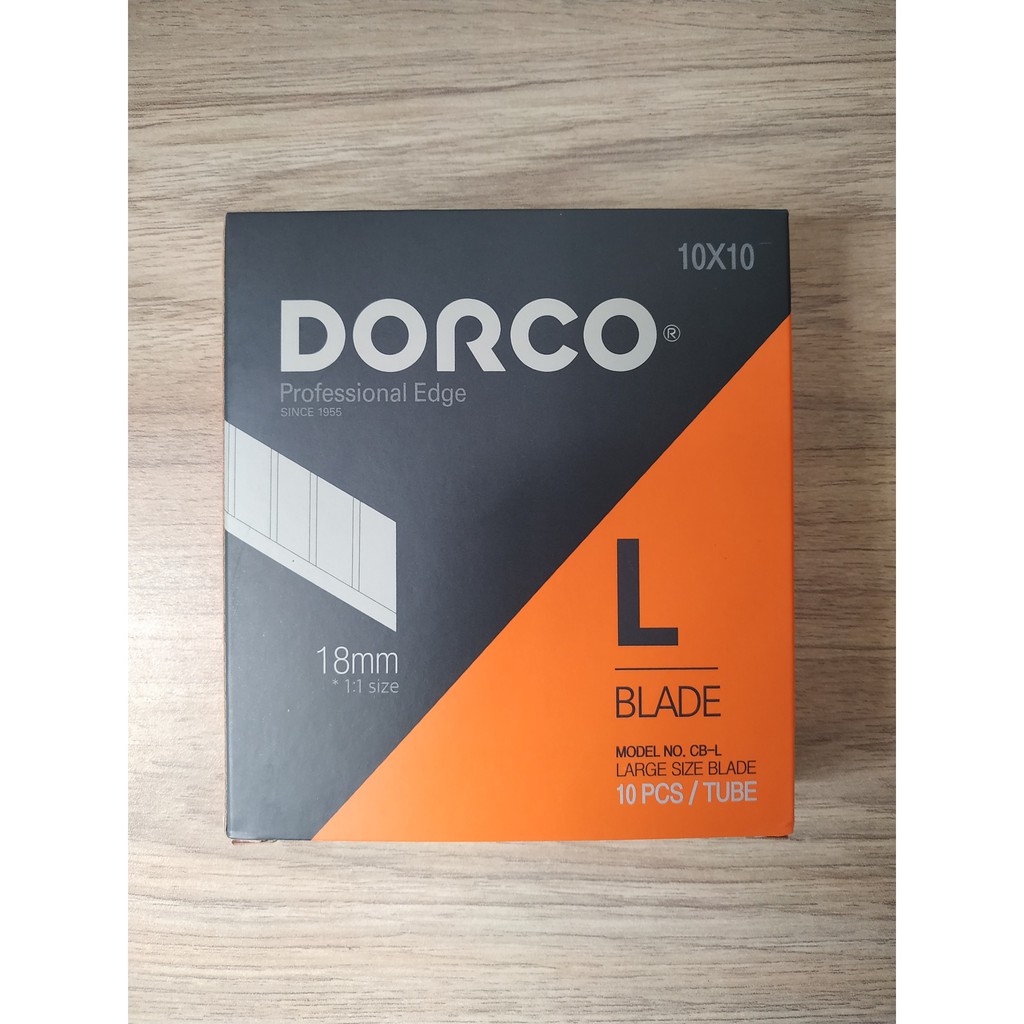Lưỡi dao rọc giấy - Ruột dao rọc giấy DORCO 18MM  - Lưỡi dao rọc giấy size S