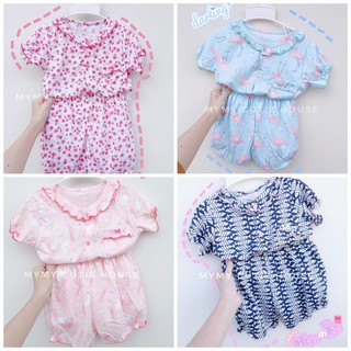 Bộ mặc nhà xinh cho bé gái