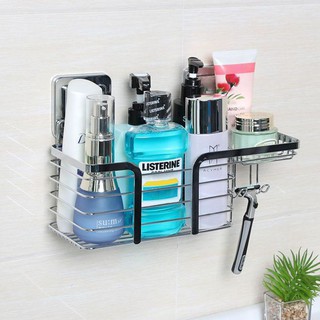 Kệ để đồ nhà tắm, bếp đa năng dán tường bằng inox 304 siêu chắc, tiện dụng