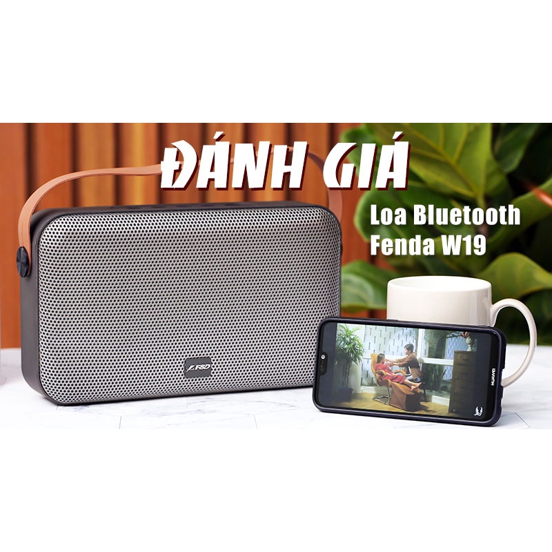 Loa Bluetooth Fenda W19 Nâu