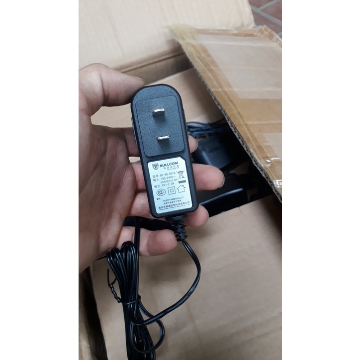 Nguồn 5V2A Bullcom chân nhỏ 3.5*1.5  chính hãng. Mới 100%.5V 2A. 5V-2A