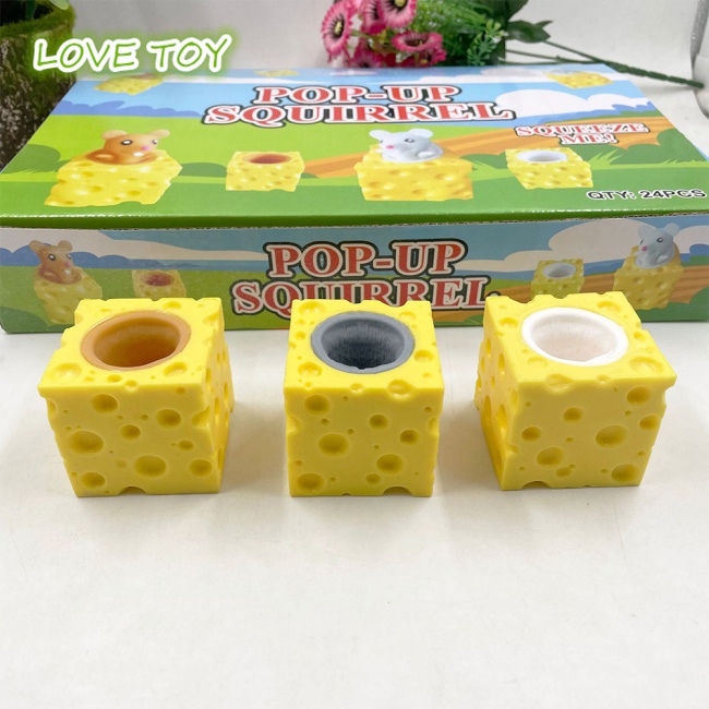 Đồ chơi mềm cầm tay đa năng hình chú chuột dễ thương giúp giảm căng thẳng