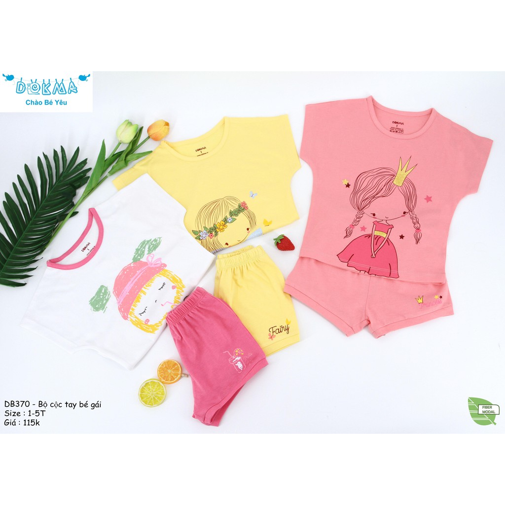Dokma bộ cộc tay bé gái (Sale mạnh)