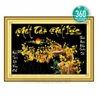 Tranh đính  đá  phát  tài  phát  lộc