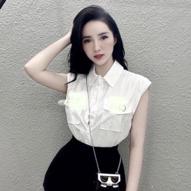 Áo sơmi chaneo túi hộp