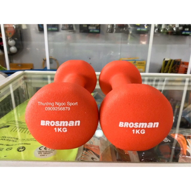 Tạ BROSMAN bộ 2 tạ 1kg(hình tại shop)