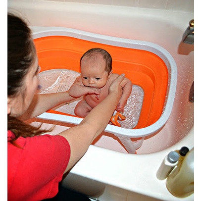 [MẪU MỚI] CHẬU TẮM GẤP GỌN CHO BÉ BABY BATHTUB