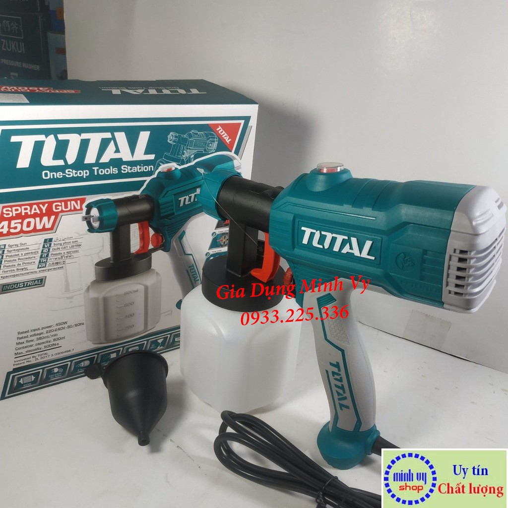 [Model 2020] Máy phun sơn dùng điện TOTAL TT3506 350W - 450W