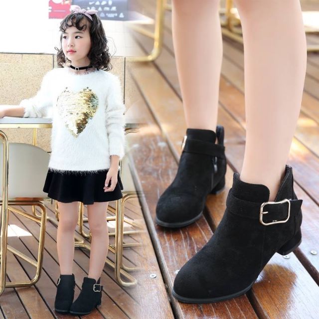 Giày boot cao cấp cho bé gái