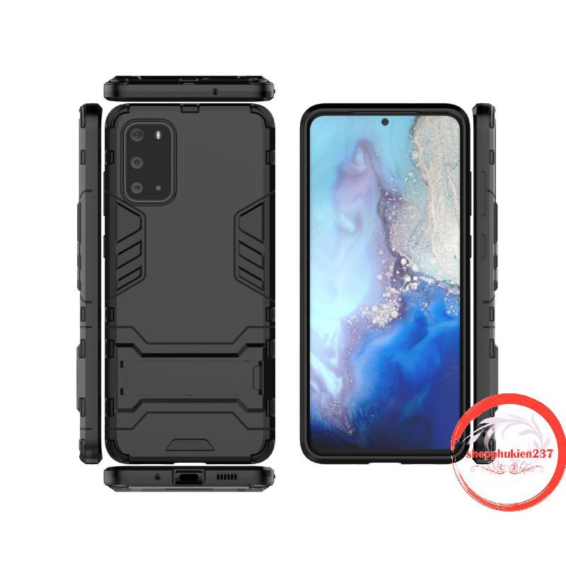 Ốp lưng Samsung S20 , S20 Plus , S20 Ultra Ốp Chống Sốc Iron Ver 1 Cao Cấp Có Giá Đỡ