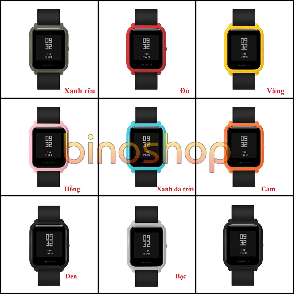 [Mã 2404EL10K giảm 10K đơn 20K] Ốp viền Amazfit Bip - Ốp bảo vệ Amazfit Bip - Sikai