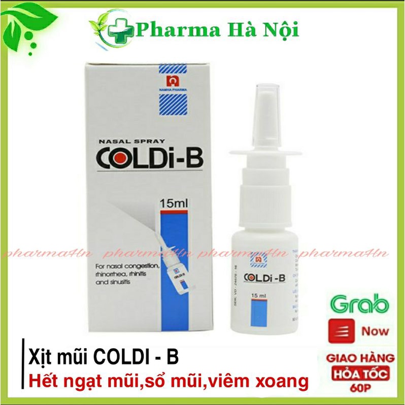 Xịt mũi Coldi B lọ 15ml