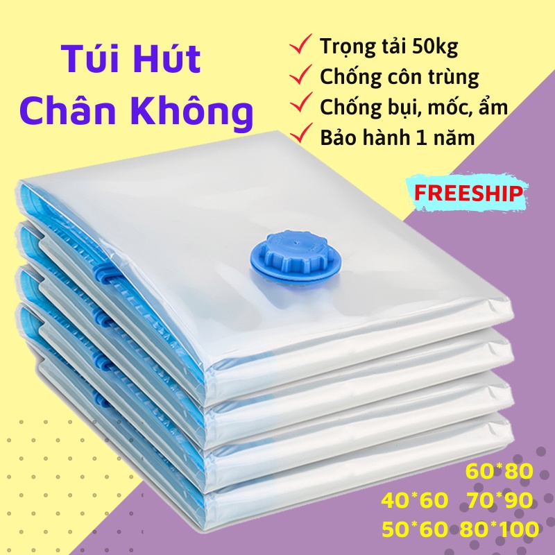 Túi Bọc Quần Áo Hút Chân Không, Túi Hút Chân Không Đựng Quần Áo Nén Khí Tiết Kiệm Diện Tích LEON OFFICIAL