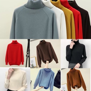 Bán Sỉ Áo len cổ lọ dáng rộng siêu hót
