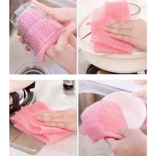 [Free Ship] Cuộn giấy lau đa năng siêu thấm hút 50 tờ/cuộn