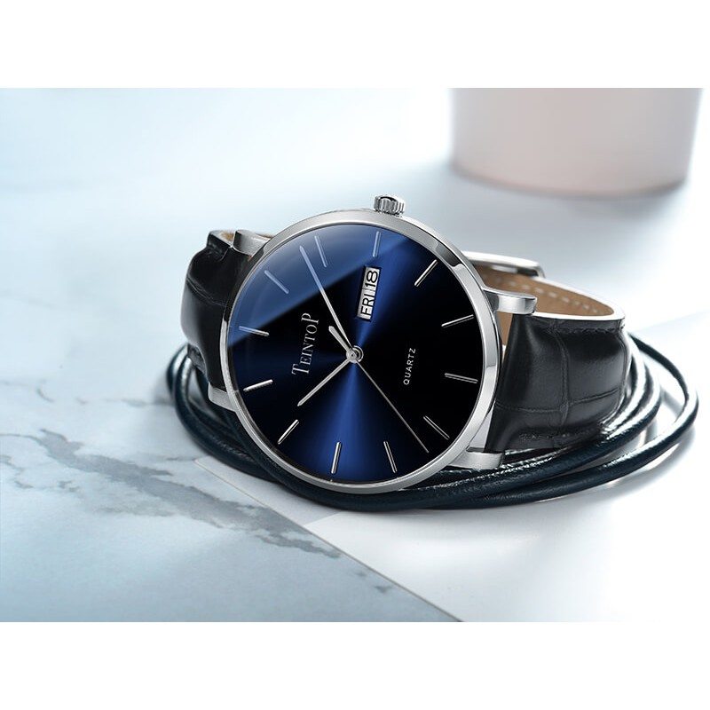 Đồng hồ nam chính hãng Teintop T7015-3, Fullbox, kính sapphire, chịu nước tốt