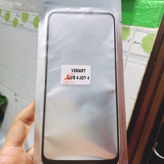 Kính ép màn hình zin vsmart live 4 / joy 4 / live lăn keo sẵn