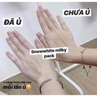 Ủ trắng Snow White milky pack