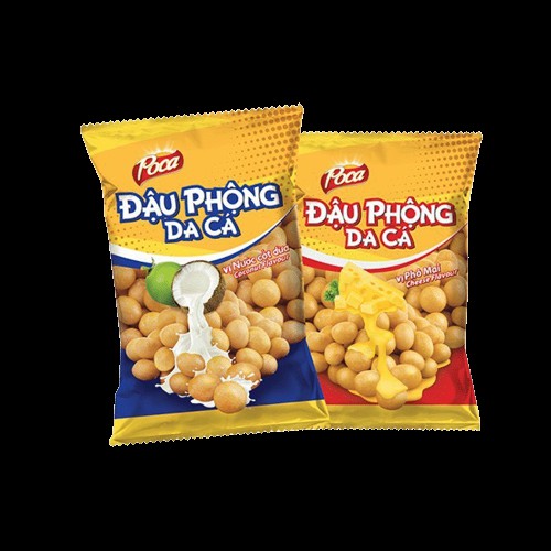 [Gift] Poca Đậu Phộng Da Cá Vị Nước Cốt Dừa 90G