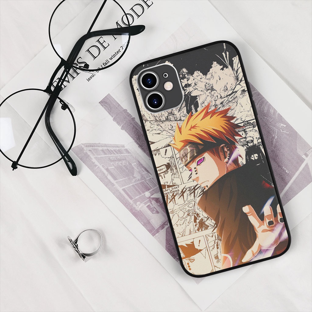 Ốp sillicon Pain manga collage Naruto cho Iphone 6 7 8 Plus 11 12 13 Pro Max X Xr TWCPOD0025