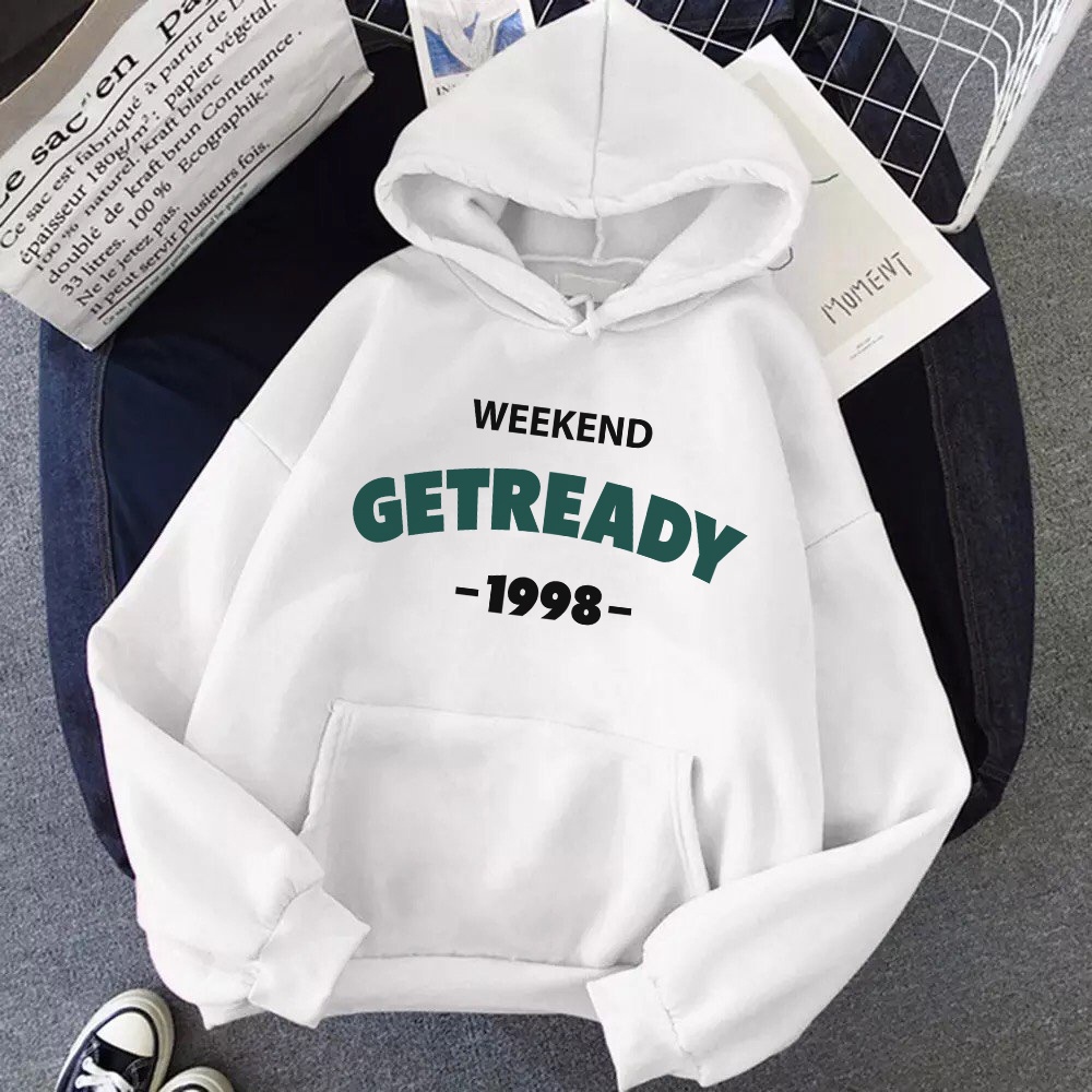 ÁO KHOÁC HOODIE NỈ UNISEX IN GETREADE CỰC ĐẸP THỜI TRANG BB HOODIE