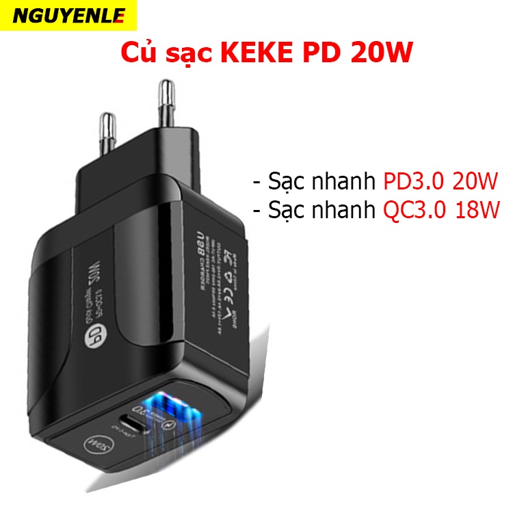 Củ sạc nhanh Samsung iPhone PD 25W PD 20W Qc 3.0 cho S22 S21 S20 S10 S9 S8 Note 20 A71 A70 A80 M5