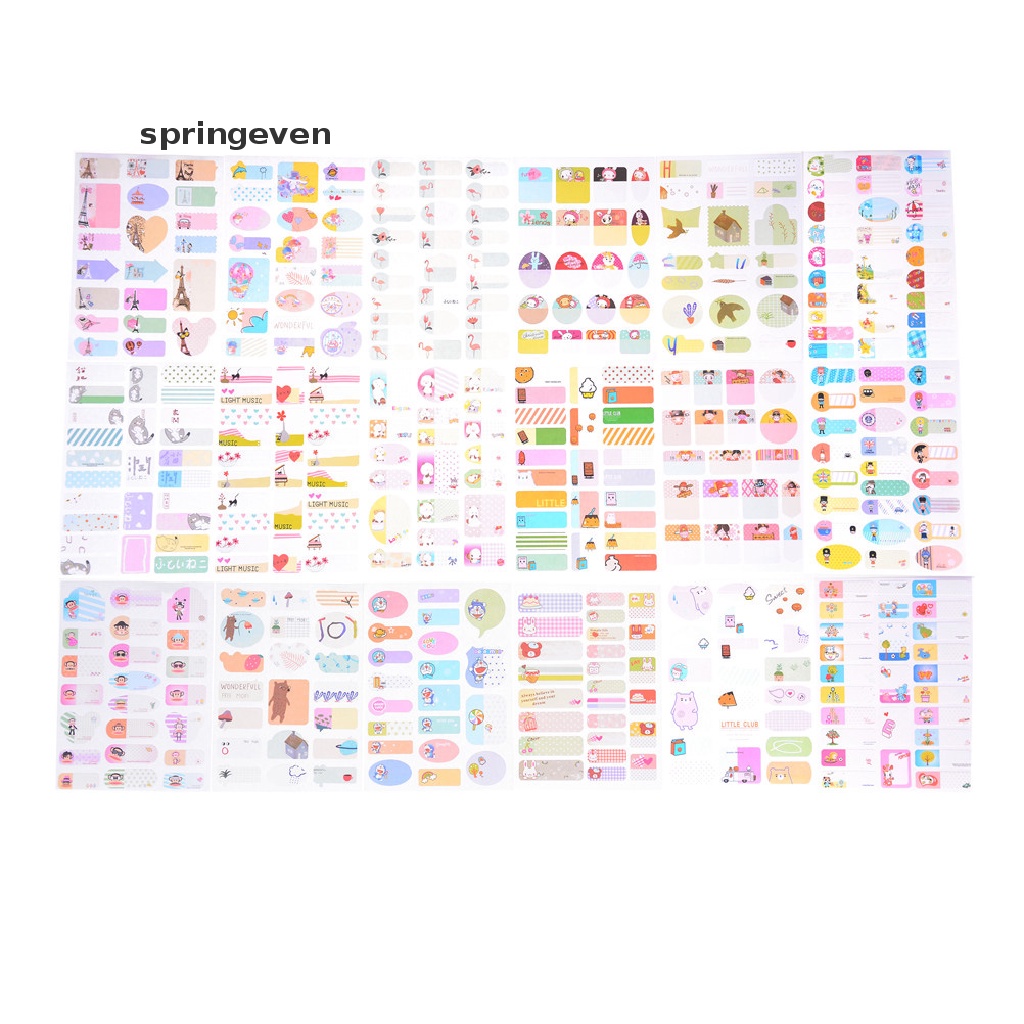 Nhãn Dán Ghi Tên Sổ Tay Có Thể Tháo Rời Tiện Dụng