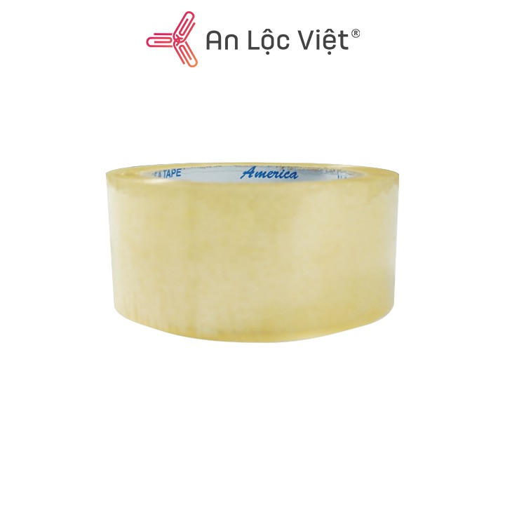 Băng keo trong dán thùng khổ 5cm - 80yds nặng 900gr/1 cây và 5cm - 100yds nặng 1,1kg